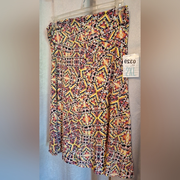 Lularoe 2XL Azure flare skirt  #0329 - Picture 3 of 3